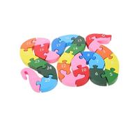 SOPOTUTU Puzzle Alphabet Garçon Fille Bois Jouet De Construction ABC Puzzle De Sol pour Apprendre Lettres Et Chiffres