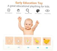 SOPOTUTU Puzzle Éducatif Bois à Plusieurs Couches pour Garçon Fille Développement Cognitif et Coordination Main Œil Jeu Dapprentissage Créatif pour Garçons et Filles