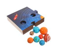 SOPOTUTU Puzzle Système Solaire pour L'apprentissage Précoce Et Développement D'administration en Bois Montessori pour Les Tout-Petits pour Les Amateurs D'espace