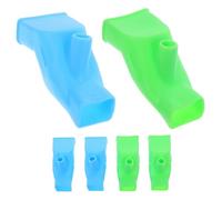 SOPOTUTU Rallonge de Robinet en Silicone Flexible pour Bébé, Prolongateur de Bec Évier 6 Pièces, Extenseur de Poignée Sécurisé Cuisine et Salle de Bain, Accessoire de Sécurité Garçon