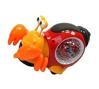 SOPOTUTU Rampant Garçon Fille Lumineux avec Musique et Lumière LED Coordination Main Surface Lisse et Rotation Colorée pour Éveil Sensoriel Mois Fille Garçon