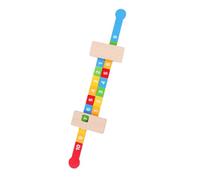 SOPOTUTU Règle Numérique Éducative Bois pour Garçon Fille Jeu Apprentissage Autonome des Mathématiques Pédagogique pour Motricité Fine et Calcul Scolaire