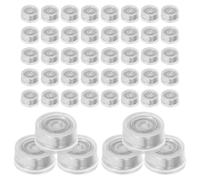 SOPOTUTU Roulements à Billes rotatifs Mini 100pcs en Plastique Base pivotante Stable pour Jouets et Bijoux Utilisation intérieure et extérieure