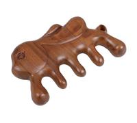 SOPOTUTU Santal Forme de Outil de Massage pour Cuir Corps de Massage Manuelle Accessoire Relaxation
