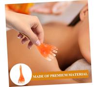 SOPOTUTU Scrapping Massage Comb Jade à Cinq Griffes Outil de Massage Facial et Corps Soulagement des Douleurs et Portable Soins Peau Couleur Aléatoire Couleur Aléatoire