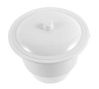 SOPOTUTU Seau à Urine Portable En Plastique Gris 23x19x24 Cm, Pot De Chambre Avec Couvercle Hermétique, Urinoir Réutilisable Pour Adultes, Garçon Et Filles, Personnes Âgées Usage Domestique Et Voyage