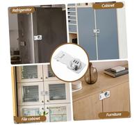 SOPOTUTU Serrure à Code Mécanique Chiffres pour Porte et Tiroir Verrou de Sécurité Domestique Installation sans Outil Protection pour Meubles et Réfrigérateur Serrure Combinée Robuste