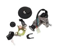 SOPOTUTU Set Serrure Allumage et Bouchon Réservoir Compatible Multiples Marques Protège Efficacement Matériaux Durables Remplacement Ignition Switch et Fuel Tank Cap