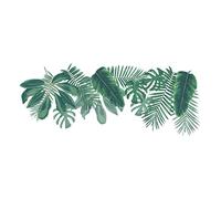 SOPOTUTU Sticker Mural Vertes Grandes Autocollant PVC Amovible Décoration Maison Chambre Salon Facile à Poser Atmosphère Naturelle et Rafraîchissante