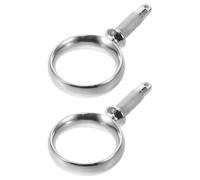 SOPOTUTU Support de Rame en Acier Inoxydable 50mm, Prise Ronde pour Yacht et Kayak, Fixation Latérale Robuste, Lot de 2 Pièces pour Professionnels Navigation