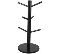 SOPOTUTU Support en Bois pour Marionnettes à Doigts, Présentoir Anti-écrasement Hauteur 33 Cm, Rangement Portable pour 6 Marionnettes à Main, pour Écoles, Salles de Classe et Maison