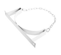 SOPOTUTU Support Mural Acier avec Chaîne pour Fixation Sécurisée de Bouteille de Gaz Propane et Oxygène Rack Robuste pour Réservoir Gpl et Bonbonne Gaz Montage Mural Fiable pour Usage