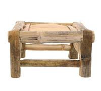 SOPOTUTU Tabouret Bambou Garçon Fille Petit Confortable Multi-Usage pour Maison Siège Stable et Pratique pour Changer Chaussures et Accéder Aux Meubles