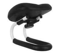 SOPOTUTU Tabouret de Prière Réglable Noir avec Coussin Antidérapant en Métal Banc de Contemplation Ergonomique Pliable pour Yoga et Pleine Conscience à Domicile Voyage