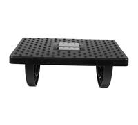 SOPOTUTU Tabouret sous Bureau Noir Antidérapant Tabouret de Pied Pratique et Compact pour Bureau Salon et Chambre Confortable et Stable Design Minimaliste