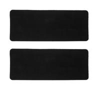 SOPOTUTU Tapis Antidérapant pour Marches D'escalier Intérieures, 2 Pièces, Noir, Dimensions 55 X 22 Cm Repli de 3 Cm, Bandes de Sécurité pour Escaliers Domestiques, Protection