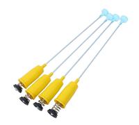 SOPOTUTU Tiges Suspendre Amortisseur pour Lave-linge, Kit 4 Pièces Jaunes, Longueur Fixe 51 Cm, Accessoires de Remplacement Anti-vibrations pour Machine à Laver Domestique