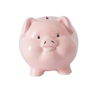 SOPOTUTU Tirelire Cochon Céramique Rose Boîte à Économies Cartoon pour Garçon Fille Conteneur Original Pot Épargne pour Garçons et Filles
