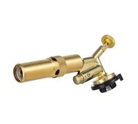 SOPOTUTU Torche à Gaz Réglable Portable Tête de Flamme pour Barbecue Camping Soudage Cuisson Alliage Cuivre Ignition Rapide Usage Polyvalent sans Réservoir