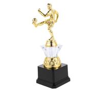 SOPOTUTU Trophée de Football Féminin Doré Mini Récompense Sportive pour Filles Coupe de Championnat Scolaire Souvenir Motivant pour Jeunes Athlètes