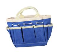 SOPOTUTU Trousse à Outils De Jardinage Conteneur à Outils De Jardinage Fourre-Tout Organisateur De Compartiments Rangement avec Poches Latérales Et Poignée Antidérapante