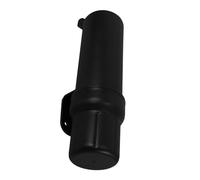 SOPOTUTU Tube de Documents Moto Étanche Noir, Boîte à Outils Cylindrique | Plastique, Montage sur Moto pour Voyages Quotidiens et Camping, Protège Papiers et Petits Accessoires