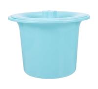 SOPOTUTU Urinoir Portable pour Adultes Pot de Chambre en Plastique et Couvercle, Crachoir Adapté pour Soins à Domicile et Établissements Médicaux