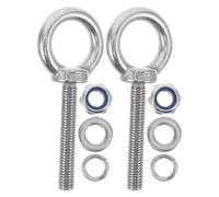 SOPOTUTU Vis À Œillet En Acier Inoxydable Boulons À Œil Fixations Pour Béton Crochets D'Ancrage Pour Béton Ancrages À Œillet Vis Argentées