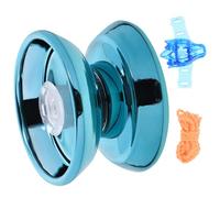SOPOTUTU Yo-Yo pour Débutants en Alliage Bleu Dextérité Compact Balle Yoyo Professionnelle Non Réactive Entraînement Coordination et Loisirs en Extérieur