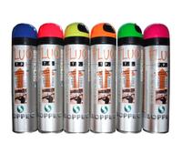 Traceur de chantier fluo TP jaune fluo 500 ml - SOPPEC - 141517O