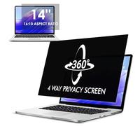 SOPPY Écran de confidentialité pour ordinateurs portables de 14", rapport d'aspect 16:10, anti-espion, anti-éblouissement, filtre de confidentialité pour ordinateur portable HP/Dell/Acer/Lenovo