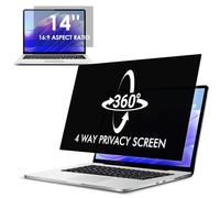 SOPPY Écran de confidentialité pour ordinateurs portables de 14", rapport d'aspect 16:9, anti-espion, anti-éblouissement, filtre de confidentialité pour ordinateur portable HP/Dell/Acer/Lenovo/Samsung