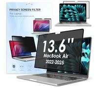 SOPPY Filtre de confidentialité pour MacBook Air 13,6", anti-regard, anti-éblouissement, anti-reflets, compatible avec MacBook Air 13,6" 2022-2025 (M2/M3/M4)
