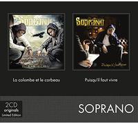 SOPRANO - COFFRET 2CD (LA COLOMBE ET LE CORBEAU/PUISQU'IL FAUT VIVRE) 2 CD NEUF