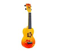 Soprano Finition Fleurs Hibiscus Orange Brillant