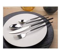 SOPRANO Ménagère Amefa 24 pièces Inox et Noir Coffret Compact