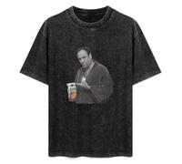 Soprano Tony Soprano Some Pulp Printed T-Shirt Mens Unisex Black Tees L