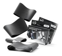 SoPro 2 Paires de Maintien Protege Tibia Football - Bande pour Chaussettes