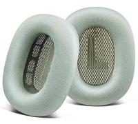 SOPROM Coussinets de Rechange pour écouteurs Airpods Max avec Tissu en Maille Durable, Mousse Plus Douce - Vert Clair