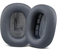 SOPROM Coussinets de Rechange pour écouteurs Airpods Max Over-Ear, en Maille Durable, Mousse Plus Douce, Isolation phonique et Protection Contre la Transpiration, Minuit