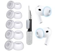 SOPROM Embout pour AirPods Pro 3 (3e génération), Embout en Silicone de Rechange Pro3 avec kit de Nettoyage (XXS,XS,S,M,L)