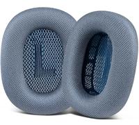SOPROM Remplacement des Coussinets d’Oreilles pour écouteurs AirPods Max, Coussinets en Tissu maillé Durable, Mousse Plus Douce - Bleu Ciel