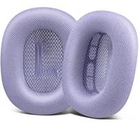 SOPROM Remplacement des Coussinets d’Oreilles pour écouteurs AirPods Max, Coussinets en Tissu maillé Durable, Mousse Plus Douce - Violet