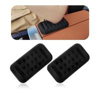 Soptrise 2PCS Coussin Coude Voiture pour Renault 4 (R4) E-Tech 2025 2024 | Mousse à Mémoire de Forme Ergonomique pour Trajets Longs, Revêtement Cuir PU Respirant et Base Antidérapante