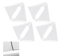 Soptrise 8 Protection Angle Portière pour GMC Sierra 1500 2WD/4WD 2019-2026 | Silicone Transparent Flexible Et Anti-Choc Pour L'Anti-Rayure En Garage Étroit Et Parking Public