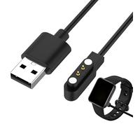 SopwMap Chargeur Montre connectée, Câble de Charge Magnétique pour Montres Connectées, Câble USB 2 Pins 4mm Broches chargeur magnétique, Compatible avec de Smartwatch, 60cm