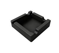 SOQKEEN Cendrier Cigare, Grand Cendrier en Silicone pour Terrasse/Exterieur/Interieur/Décoration de Maison avec 5 Supports