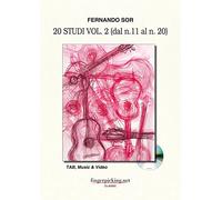 Sor - 20 Studi V.2(11-20)+CD Rom