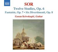 Sor, F. - 12 Etudes OP.6-Fantaisie OP.7-6 Divertissements OP.8 [Import]
