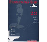 Fernando sor : 20 etudes - guitare